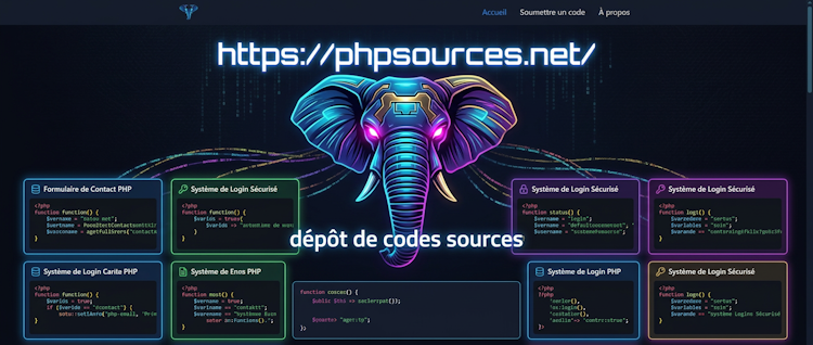 Codes sources php gratuits