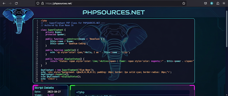 Codes sources php gratuits