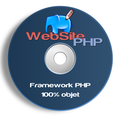 Copie d'écran du script WebSite-PHP